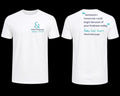 Ladies White Short Sleeve Sports T Shirt